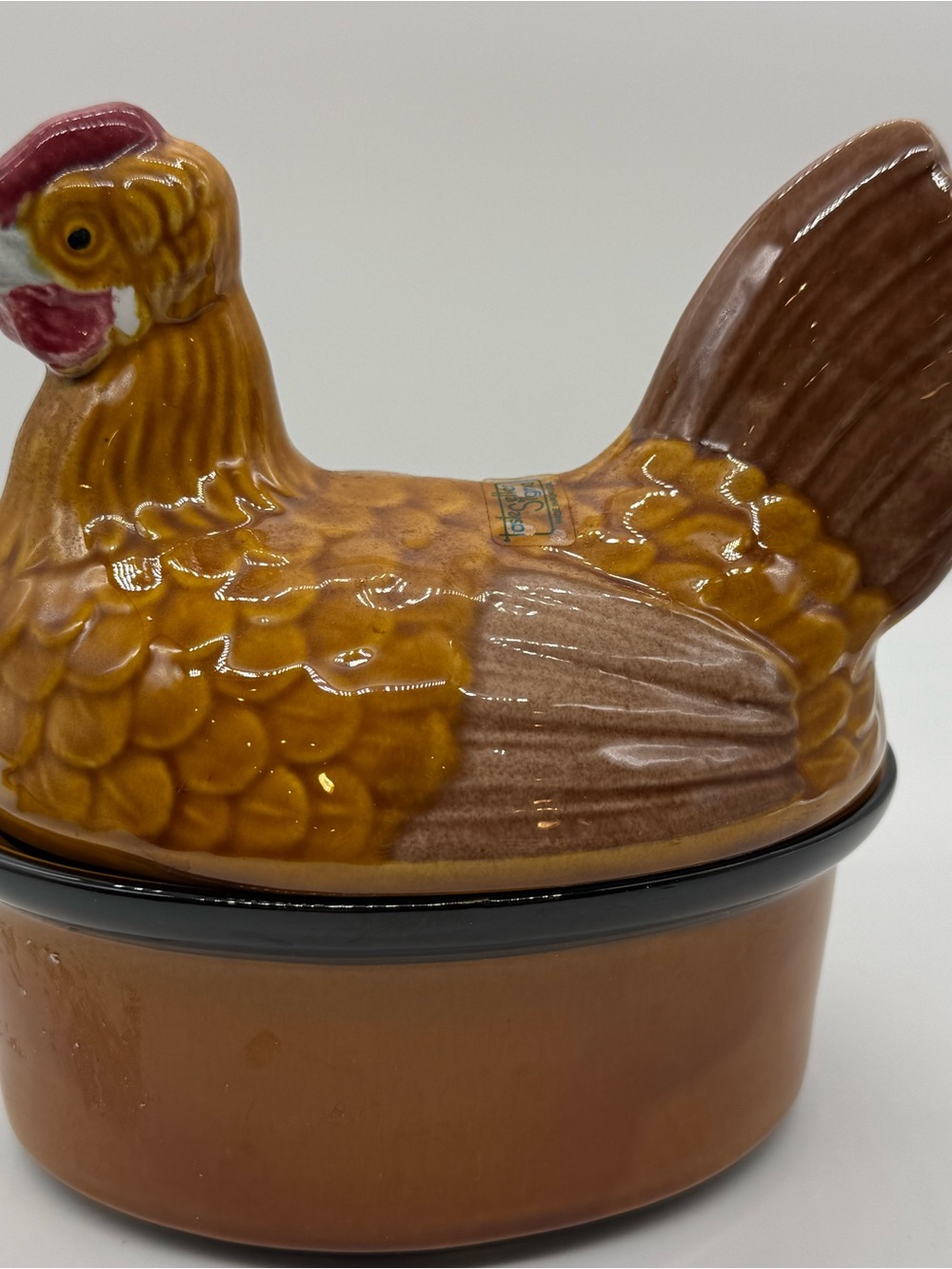 Vintage Hen Tastesetters By Sigma Tureen Ovenware Portugal